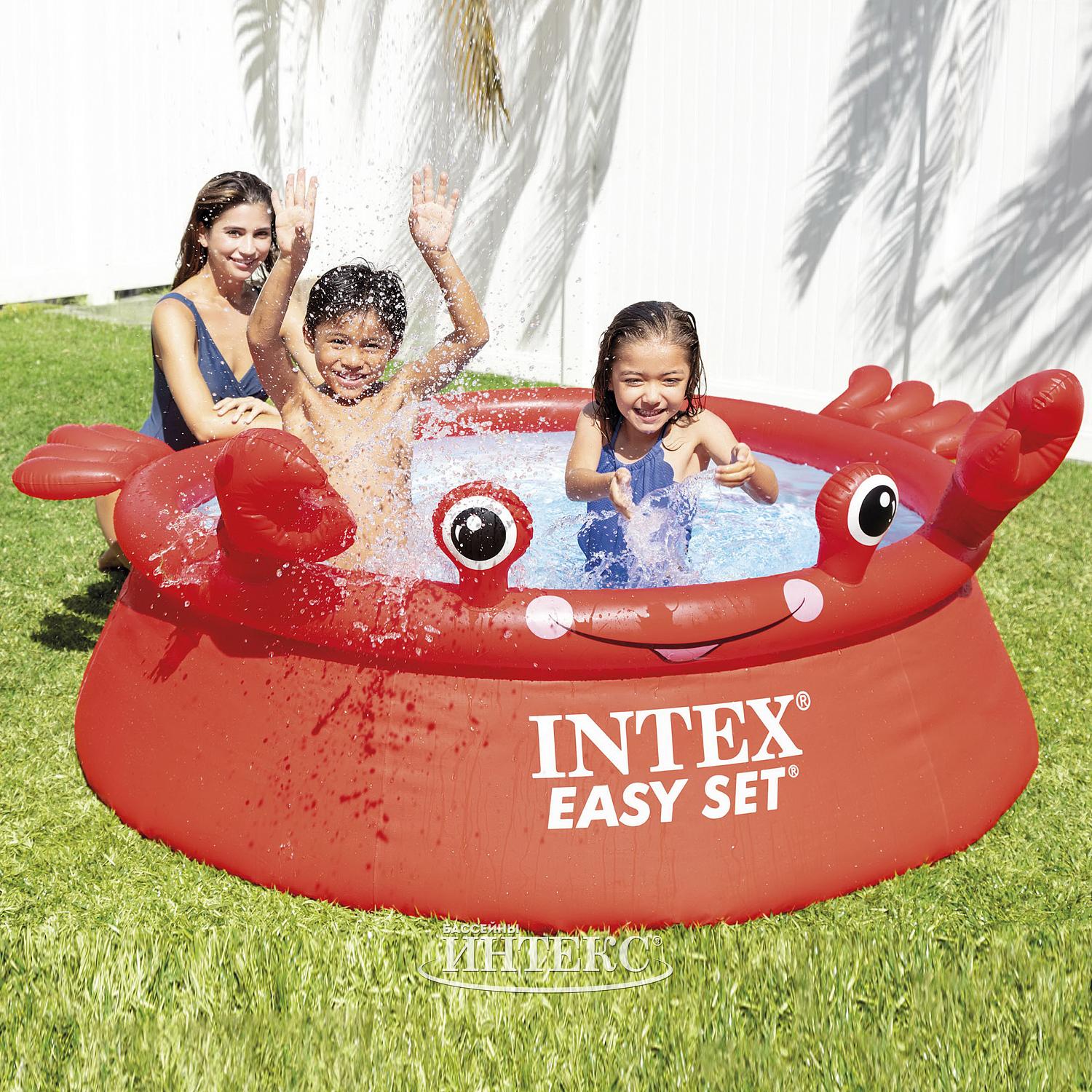 Бассейн Easy Set 183х51см "Веселый Краб" 886л, Intex, 26100 фото 4