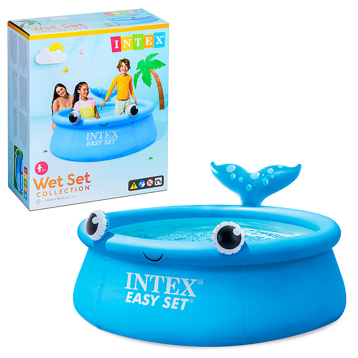 Бассейн Easy Set 183х51см "Веселый кит" 880л фото 3