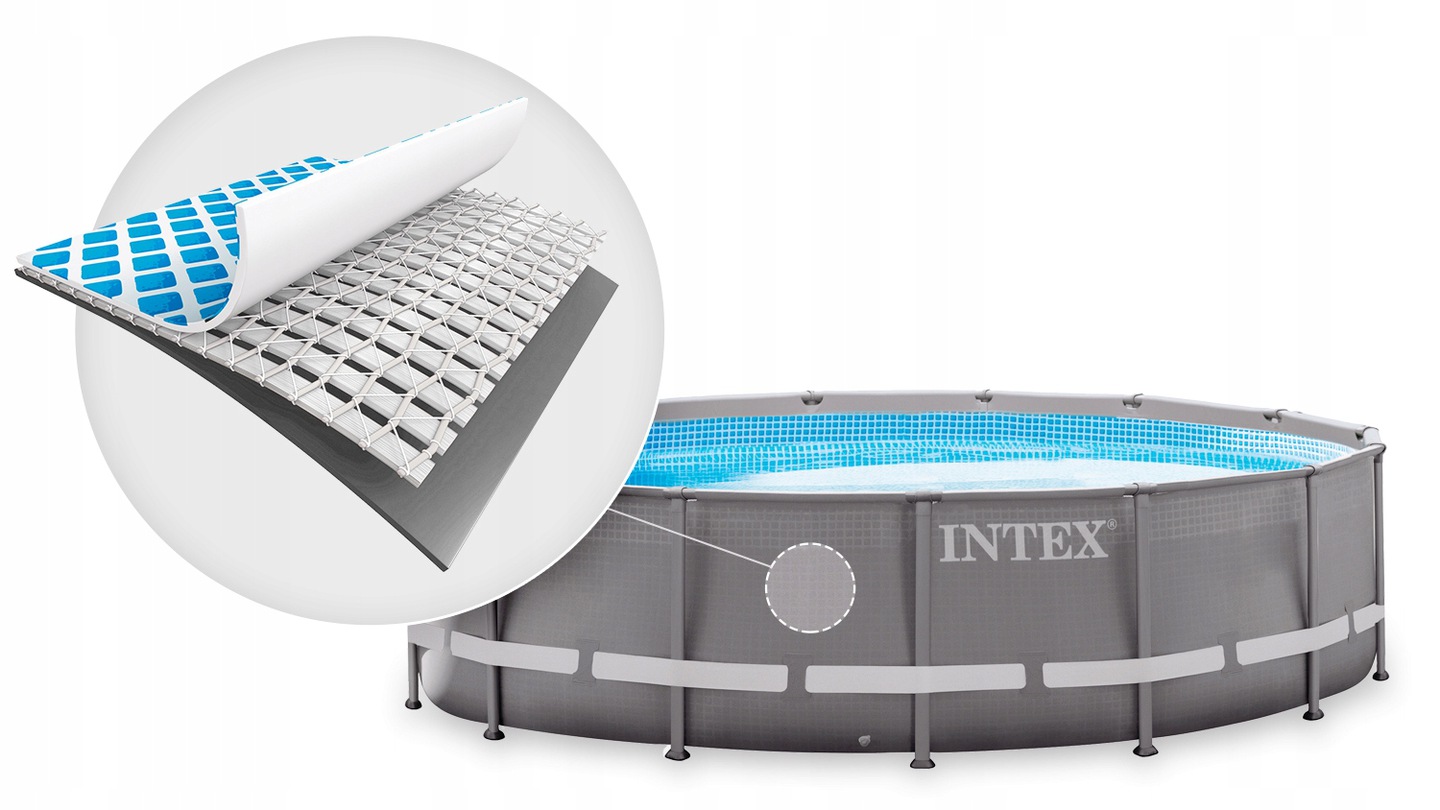 Каркасный бассейн Intex 26340, Ultra XTR Frame 732х132см, 47241л, песочный фильтр-насос, лестница, тент, подстилка фото 4