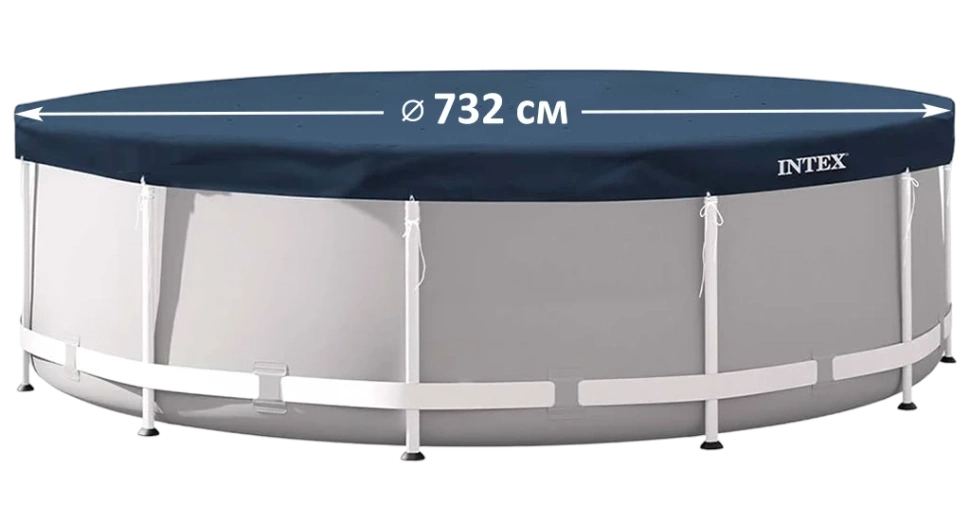 Тент для каркасного бассейна 732см, Deluxe, всесезонный фото 2
