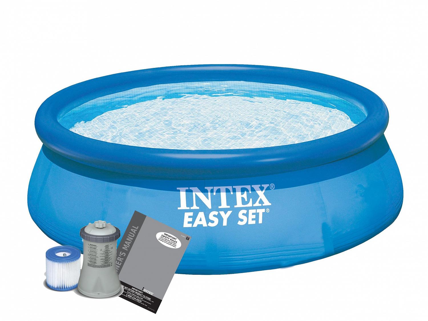 Бассейн Easy Set 396х84см, 7290л, фил.-насос 2006л/ч, Intex, 28142 фото 3