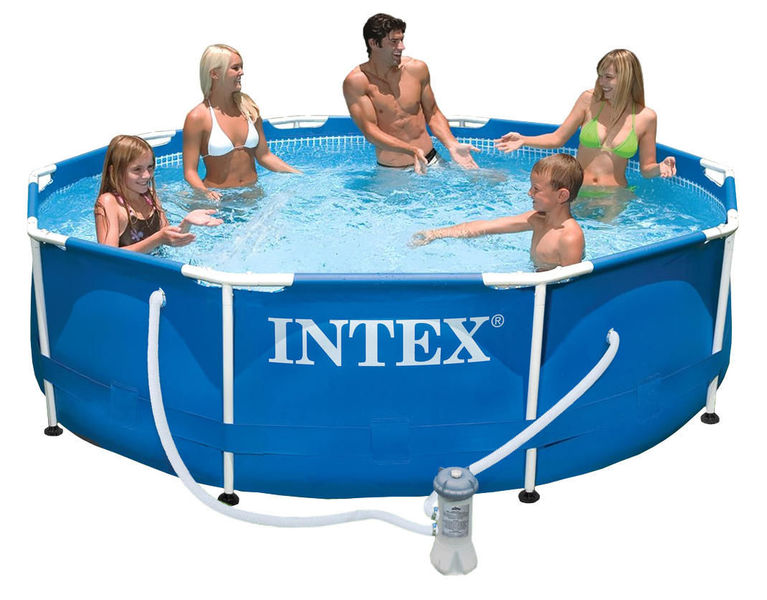 Каркасный бассейн Intex 28202, Metal Frame 305х76см, 4485л, фильтр-насос фото 5
