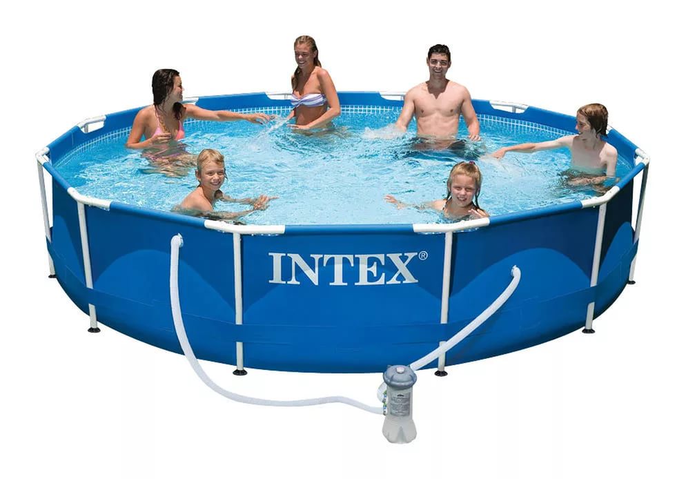 Каркасный бассейн Intex 28212, Metal Frame 366х76см, 6503л, фильтр-насос фото 3