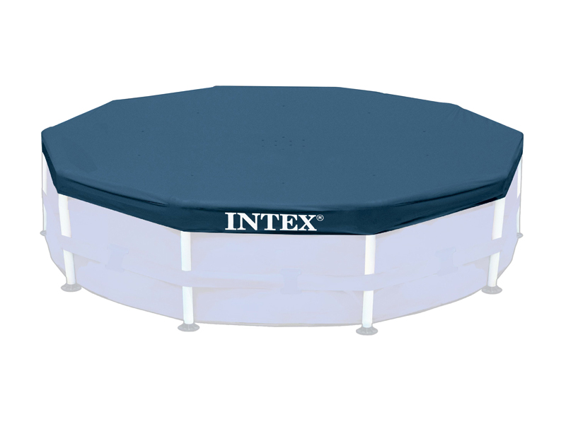 Каркасный бассейн Intex 28752, Prism Frame 549x122см, 24311л, фильтр-насос, лестница, тент, подстилка фото 6
