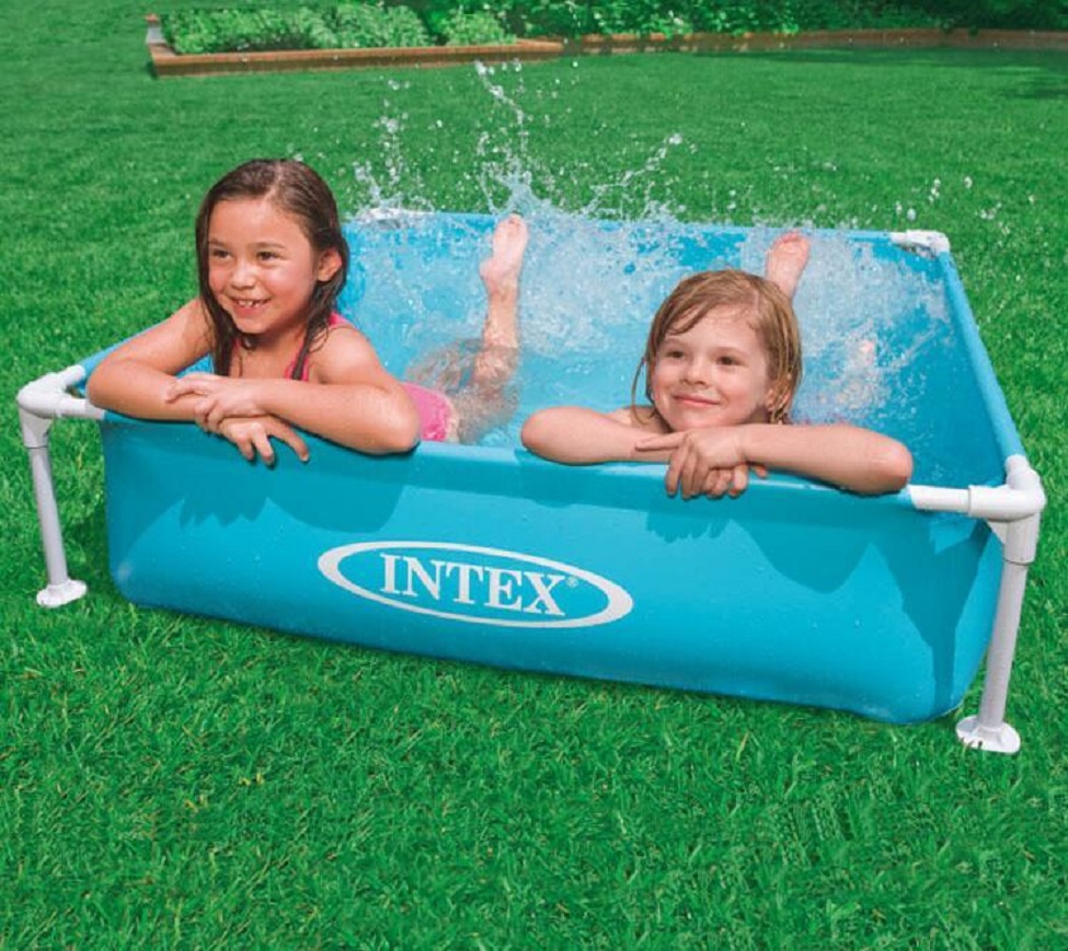 Каркасный бассейн Intex 57173, Mini Frame 122х122х30см, 342л, от 2 лет фото 3