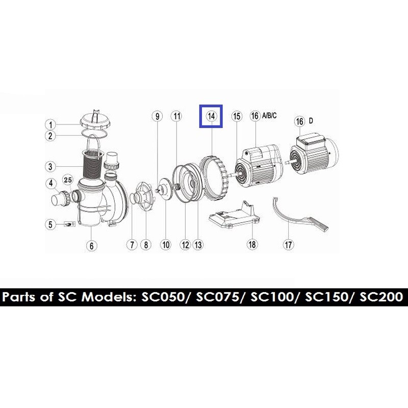 Кольцо прижимное фланца Aquaviva SC 01021014 фото 3