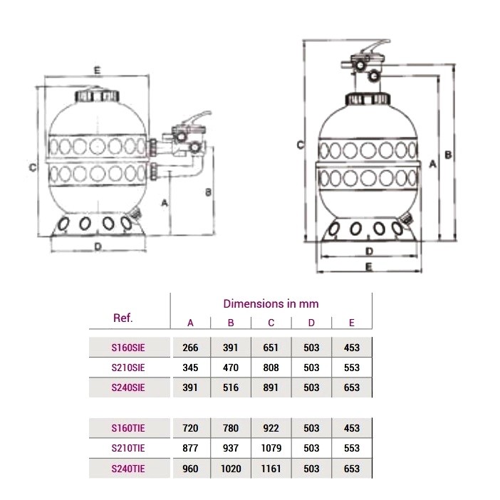 Фильтр Hayward ProSide S240SIE (D600) фото 3