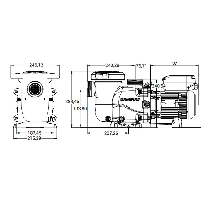 Насос Hayward Max-Flo XL SP2310VSTD (220V, 1HP) фото 3