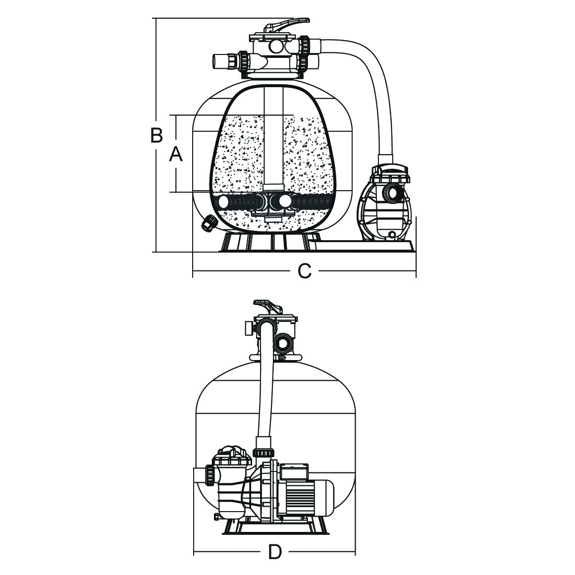 Фильтрационная система Aquaviva FSF450 фото 3