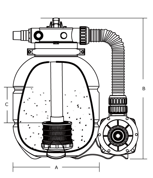 Фильтрационная система Aquaviva FSP300-ST33 фото 2