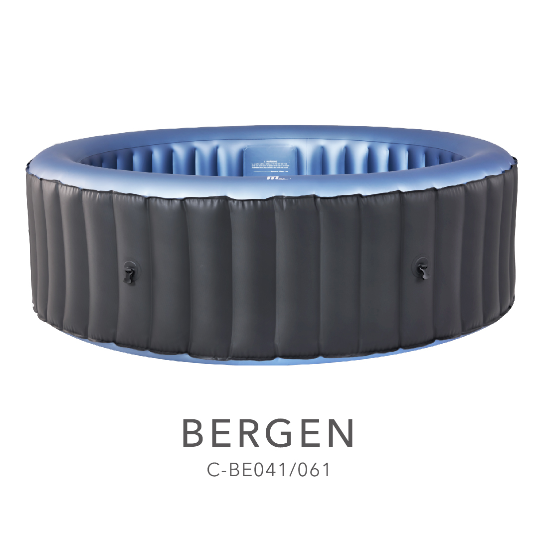 СПА-бассейн 180х70см "Bergen" 700л, круглый, аэромассаж фото 2