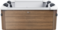 СПА-бассейн 180х180х65см "Amber Aero Plus", квадратный,  гидромассаж, аэромассаж.(4 коробки A.B.C.D)